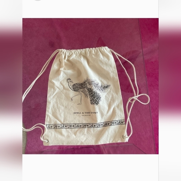 SPELL PEACOCK BACKPACK‎ RARE - Picture 1 of 5